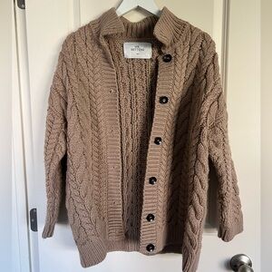 Mr. Mittens chunky cable knit cardigan